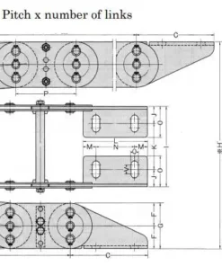 xích dẫn cáp N-KCS180